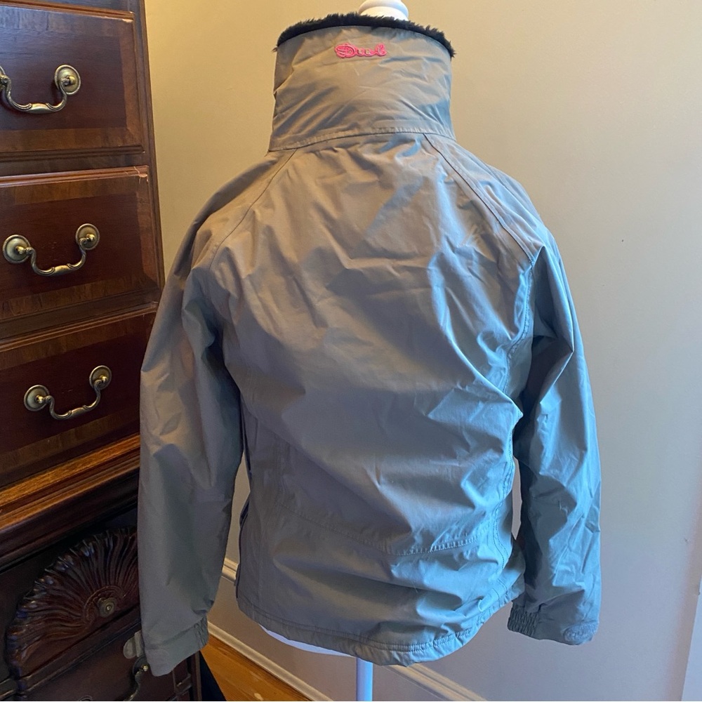 Dub Brand Weathergear Womens Snowboard Pullover Jacket Gray with Pink Accents Sm - Picture 6 of 11